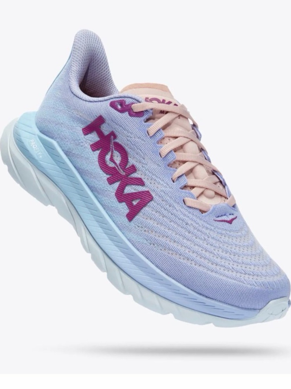 Hoka One One Women’s Running Shoe in Lilac, Pink & Magenta Accents